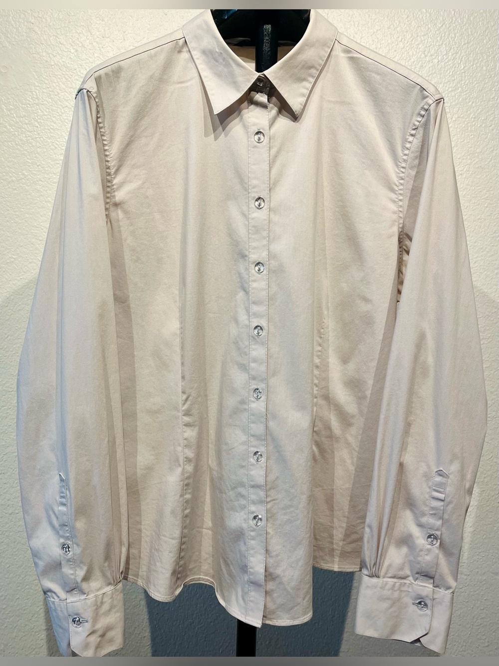 Brooks Brothers Light Cream Button-Down Shirt - Size 16 (Women’s)